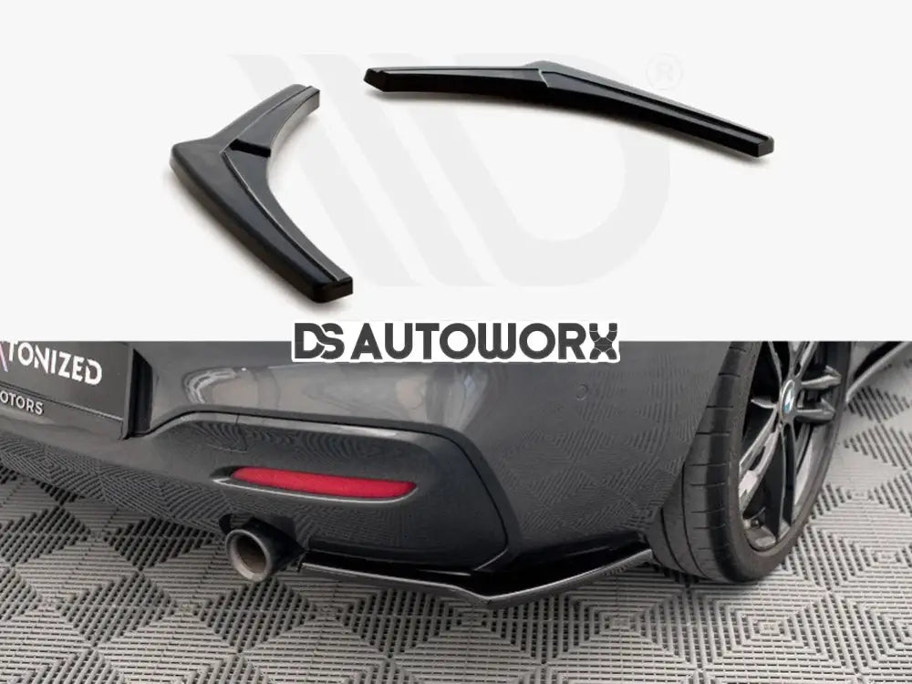 Maxton Design Rear Side Splitters V.2 BMW 1-Series F20 F21 M-power Facelift Main image