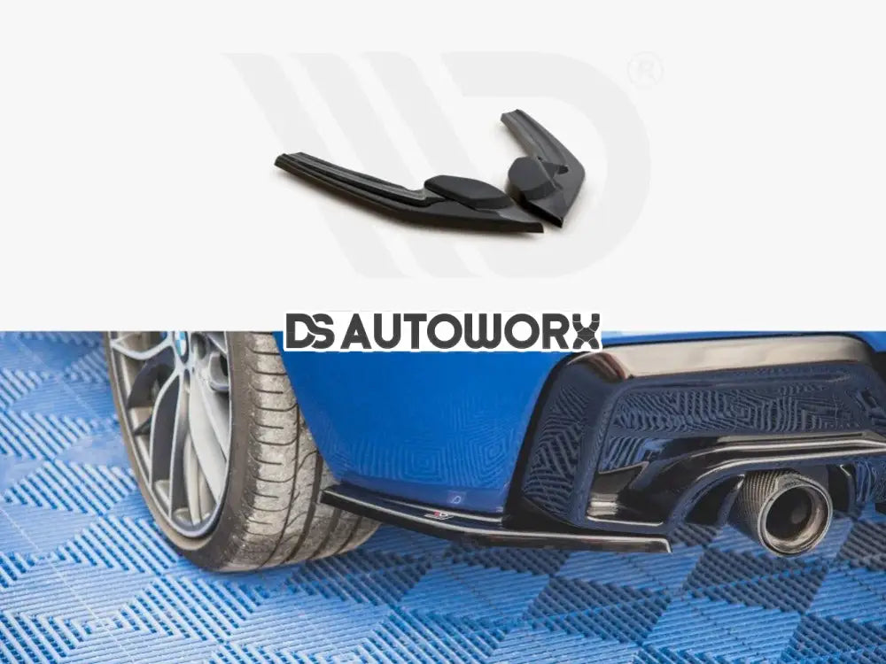 Maxton Design Rear Side Splitters V.2 BMW 1-Series M135i F20 11-15 Main image