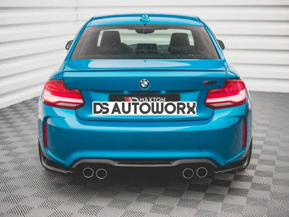 Maxton Design Rear Side Splitters V.2 BMW M2 F87 16-20 Secondary image