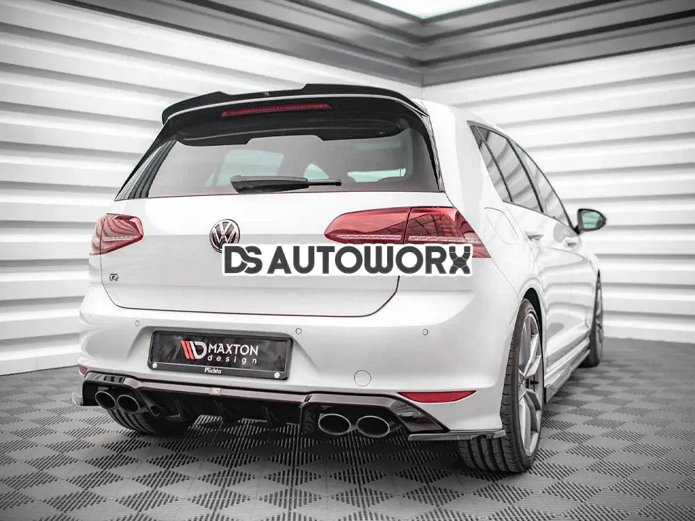 Maxton Design Rear Side Splitters V.4 Volkswagen Golf R MK7 13-16 Secondary image