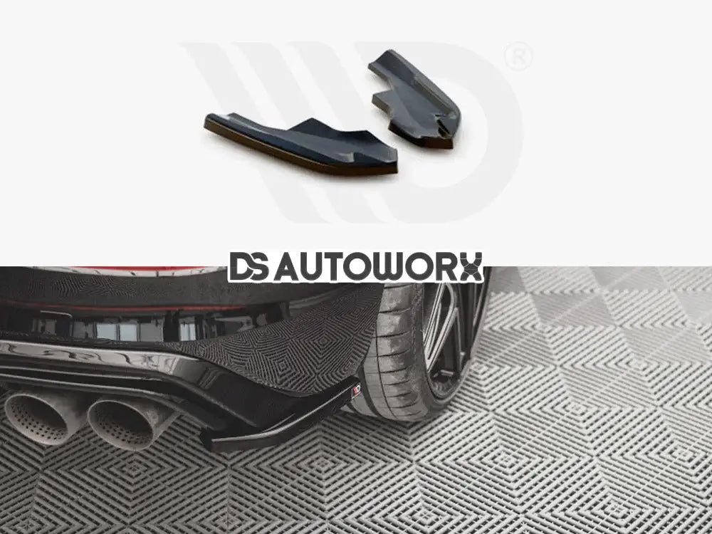 Maxton Design Rear Side Splitters V.4 Volkswagen Golf R MK8 20- Main image