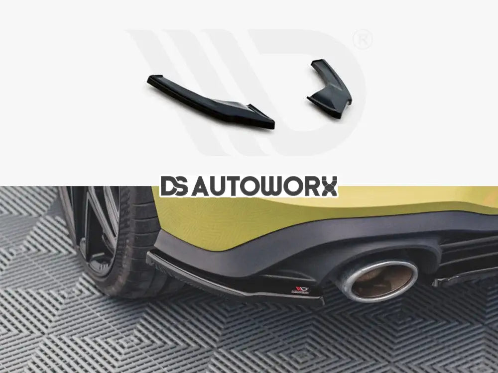 Maxton Design Rear Side Splitters V2 Volkswagen Golf 8 GTI Clubsport 20- Main image