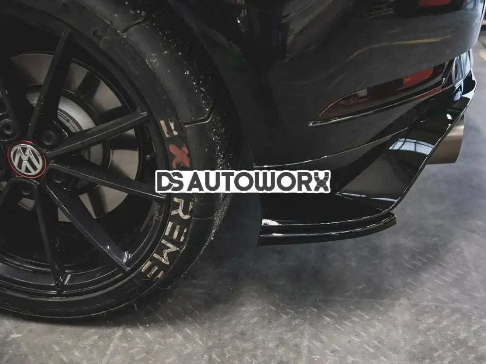 Maxton Design Rear Side Splitters Volkswagen Golf MK7.5 GTI TCR 2019 Secondary image