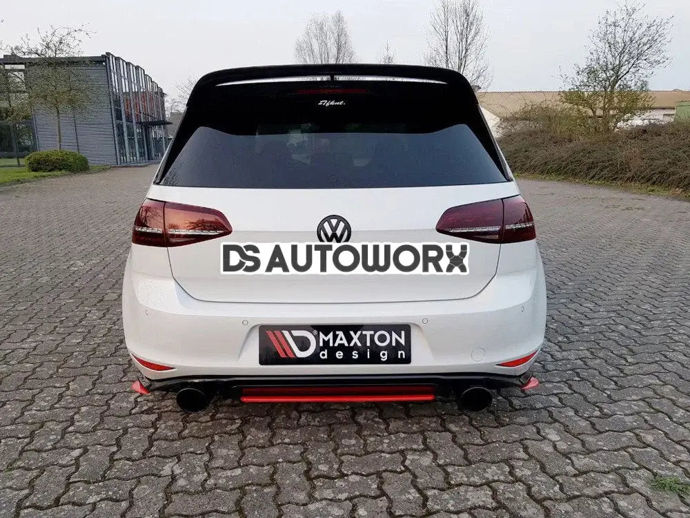 Maxton Design Rear Side Splitters Volkswagen Golf MK7 GTI Clubsport 16-17 Main image