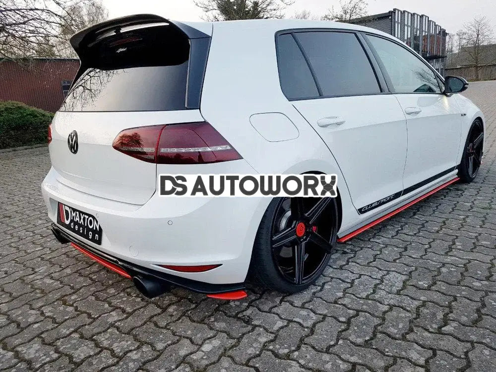 Maxton Design Rear Side Splitters Volkswagen Golf MK7 GTI Clubsport 16-17 Secondary image