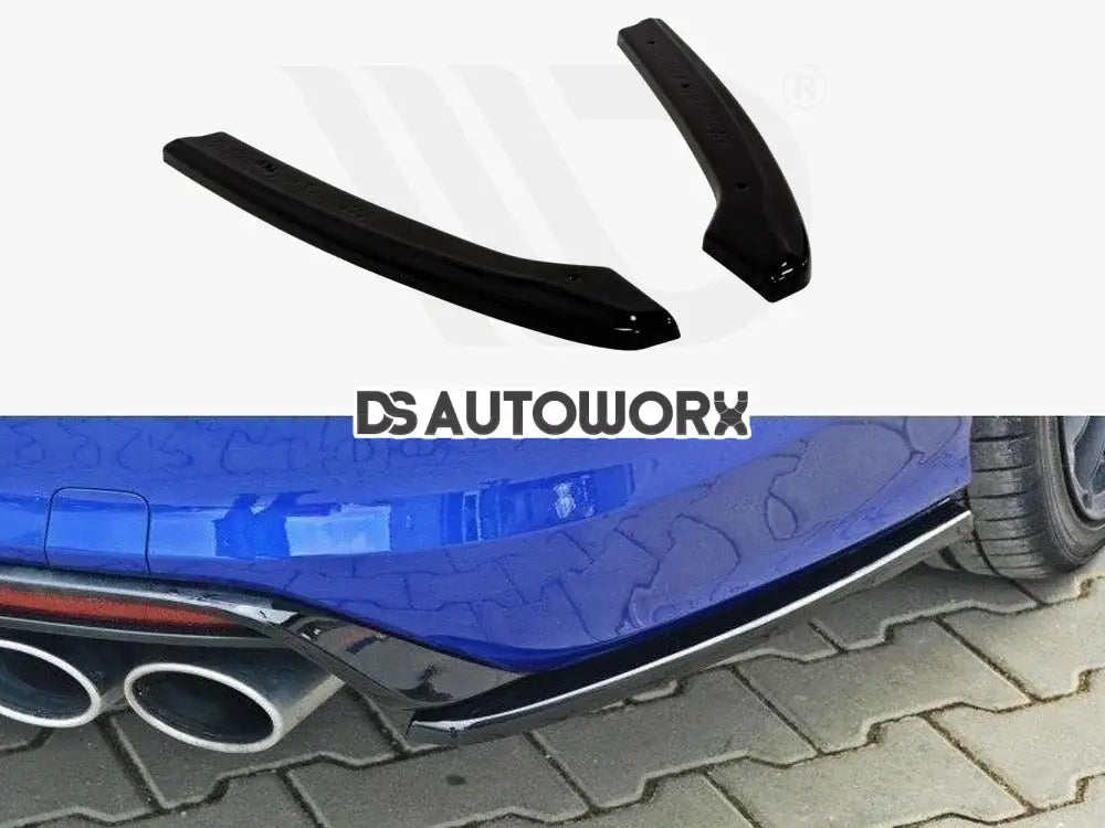 Maxton Design Rear Side Splitters Volkswagen Golf MK7 R Estate 17-19 Main image