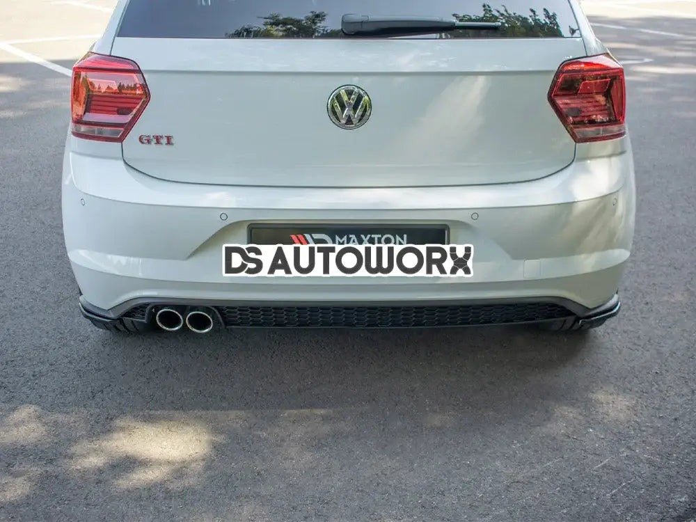 Maxton Design Rear Side Splitters Volkswagen Polo MK6 GTI 17-21 Main image
