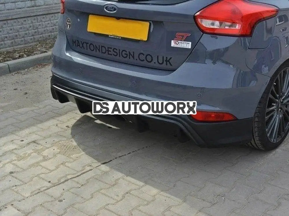 Maxton Design Rear Valance Ford Focus MK3 ST Facelift Rs-look 01-18