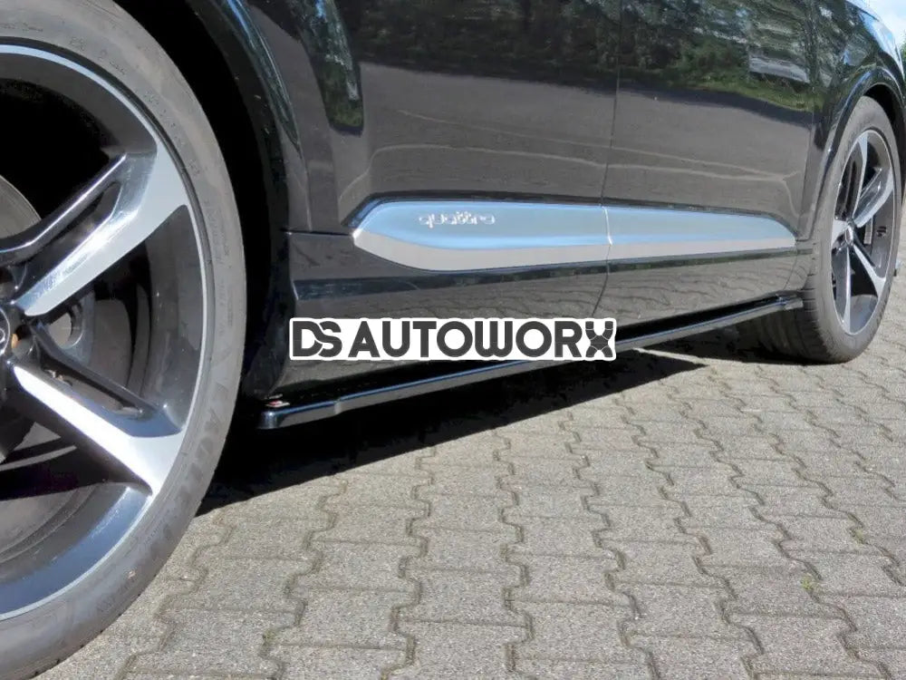 Maxton Design Side Skirts Diffusers Audi SQ7 Q7 S Line MK2 19-20
