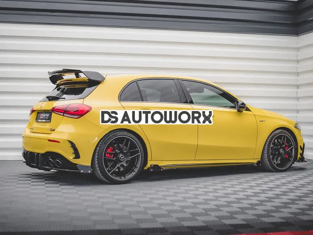 Maxton Design Side Skirts Diffusers +flaps V2 Mercedes AMG A45 S 2019- Secondary image