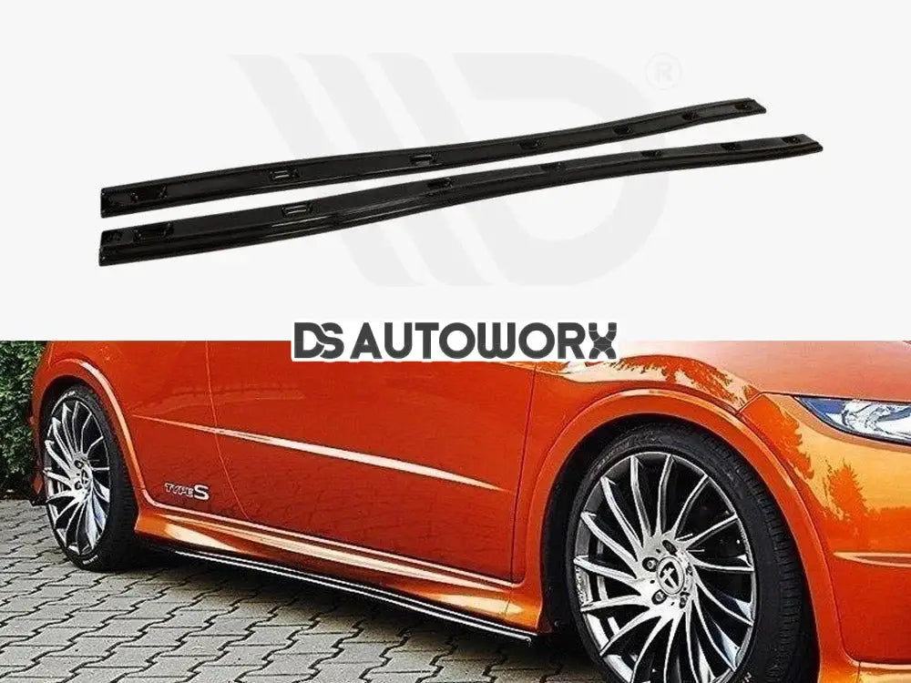 Maxton Design Side Skirts Diffusers Honda Civic VIII Type S R