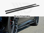 Maxton Design Side Skirts Diffusers Mercedes A W176 AMG Facelift 15-18