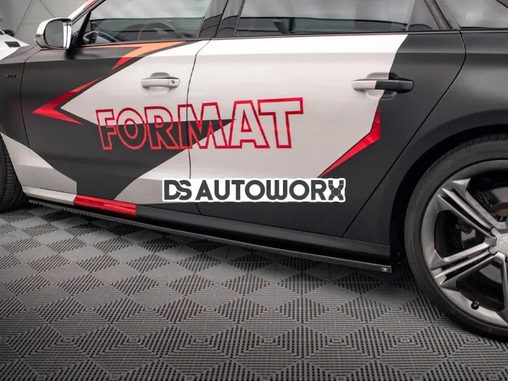 Maxton Design Side Skirts Diffusers V.1 Audi S8 D4