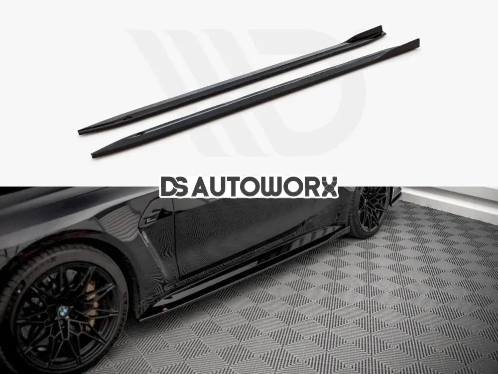 Maxton Design Side Skirts Diffusers V.1 BMW M4 G82 2021- Main image