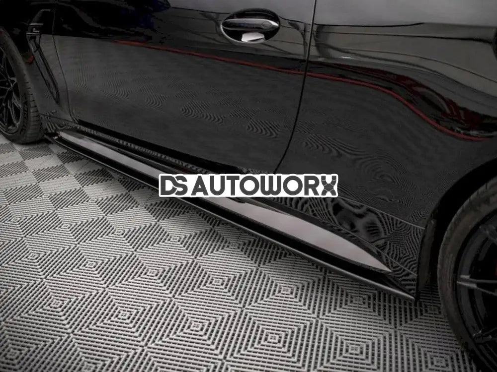 Maxton Design Side Skirts Diffusers V.2 BMW M4 G82 2021-