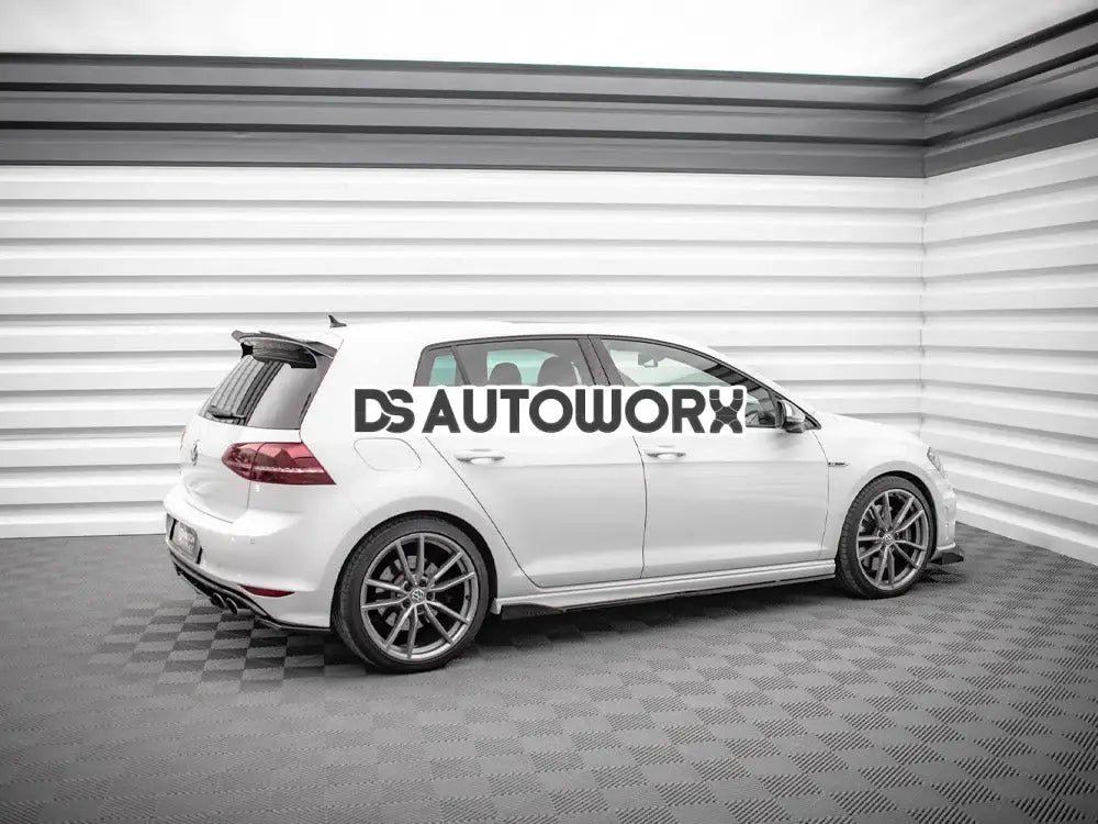 Maxton Design Side Skirts Diffusers V.2 Volkswagen Golf R MK7 13-16