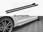 Maxton Design Side Skirts Diffusers V.2 Volkswagen Golf R MK7 13-16