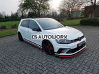 Maxton Design Side Skirts Diffusers Volkswagen Golf MK7 GTI Clubsport 16-17