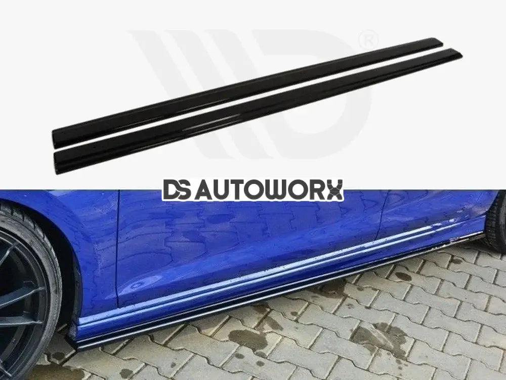Maxton Design Side Skirts Diffusers Volkswagen Golf MK7 R Hatchback & Estate 13-16
