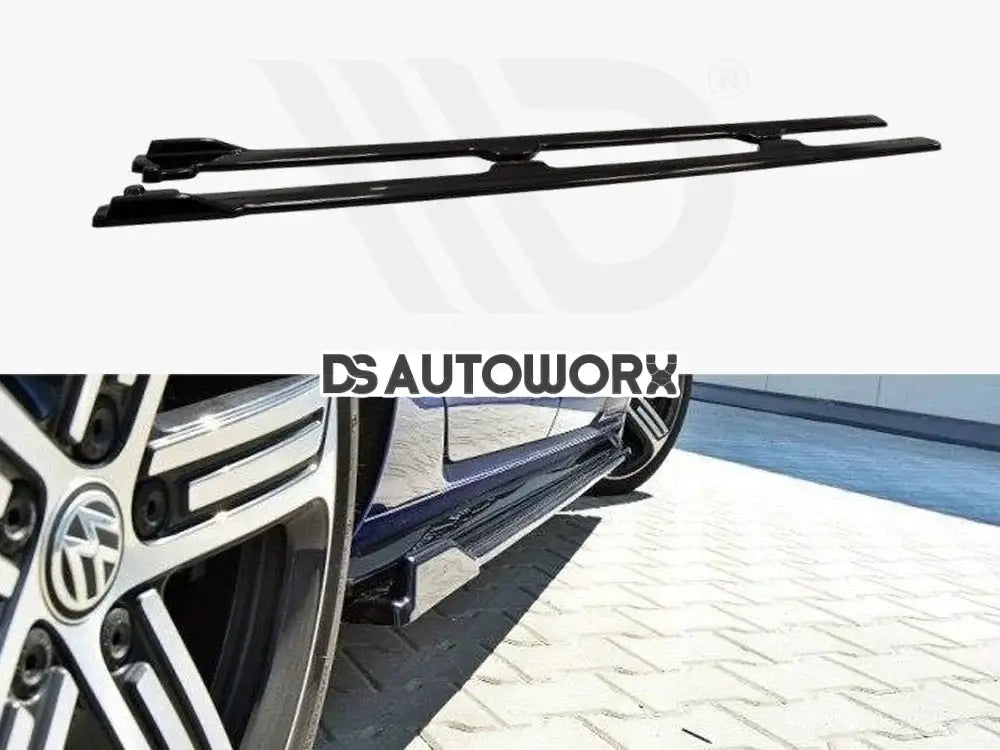 Maxton Design Side Skirts Diffusers Volkswagen Golf R 7.5 2017-19