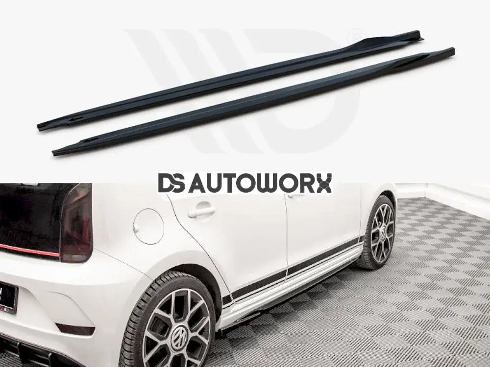 Maxton Design Side Skirts Diffusers Volkswagen UP GTI 2018-