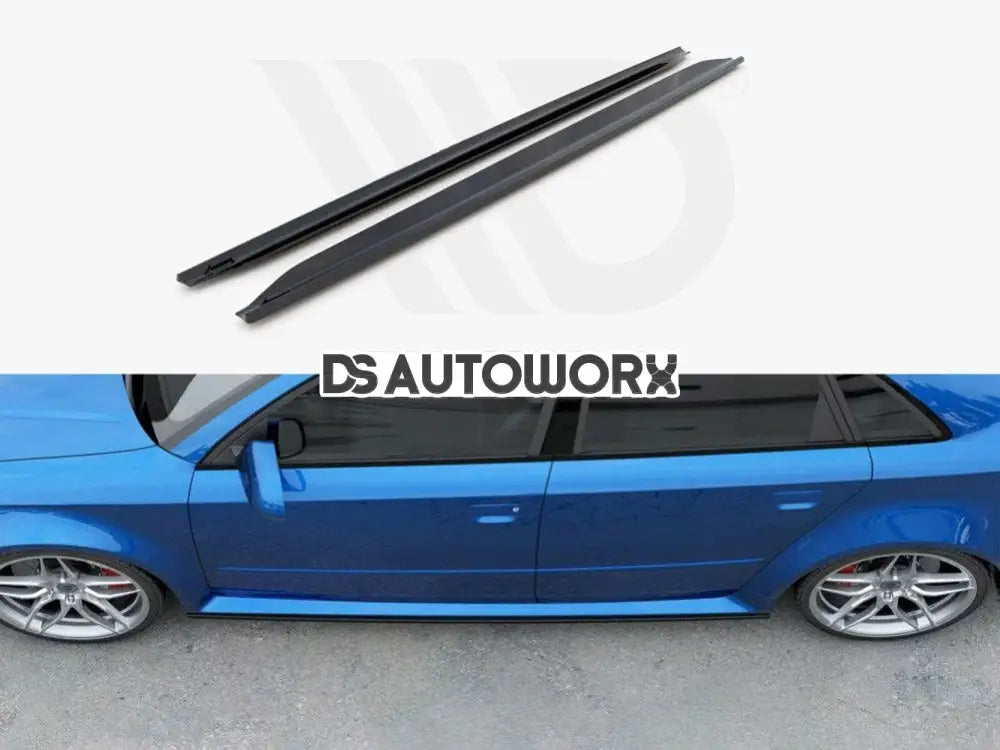 Maxton Design Side Skirts Splitters Audi RS4 B7 06-08 Main image