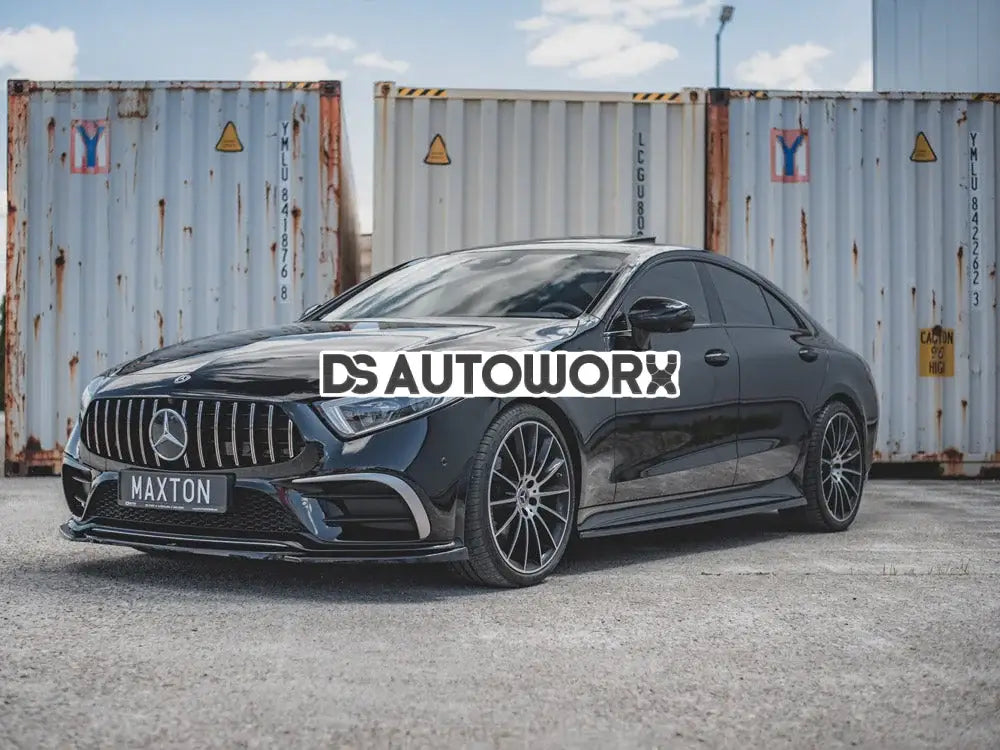 Maxton Design Side Skirts Splitters Mercedes-benz CLS AMG Line 53AMG C257 18-21 Secondary image