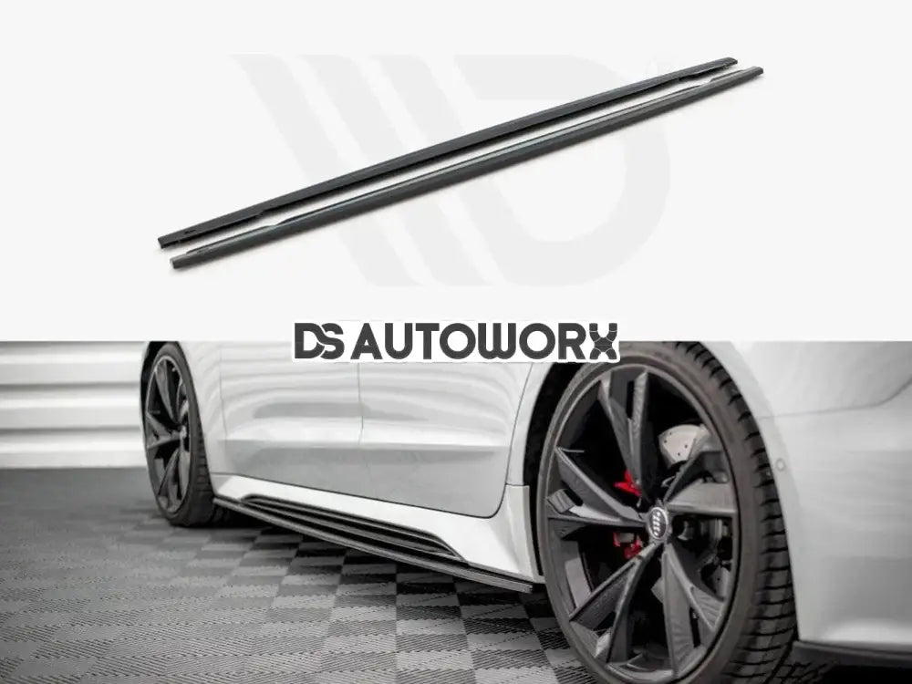 Maxton Design Side Skirts Splitters V2 Audi RS6 C8 RS7 C8 2019- Main image