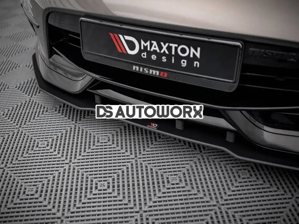 Maxton Design Street PRO Front Splitter Nissan 370Z Nismo Facelift 12-20 Main image