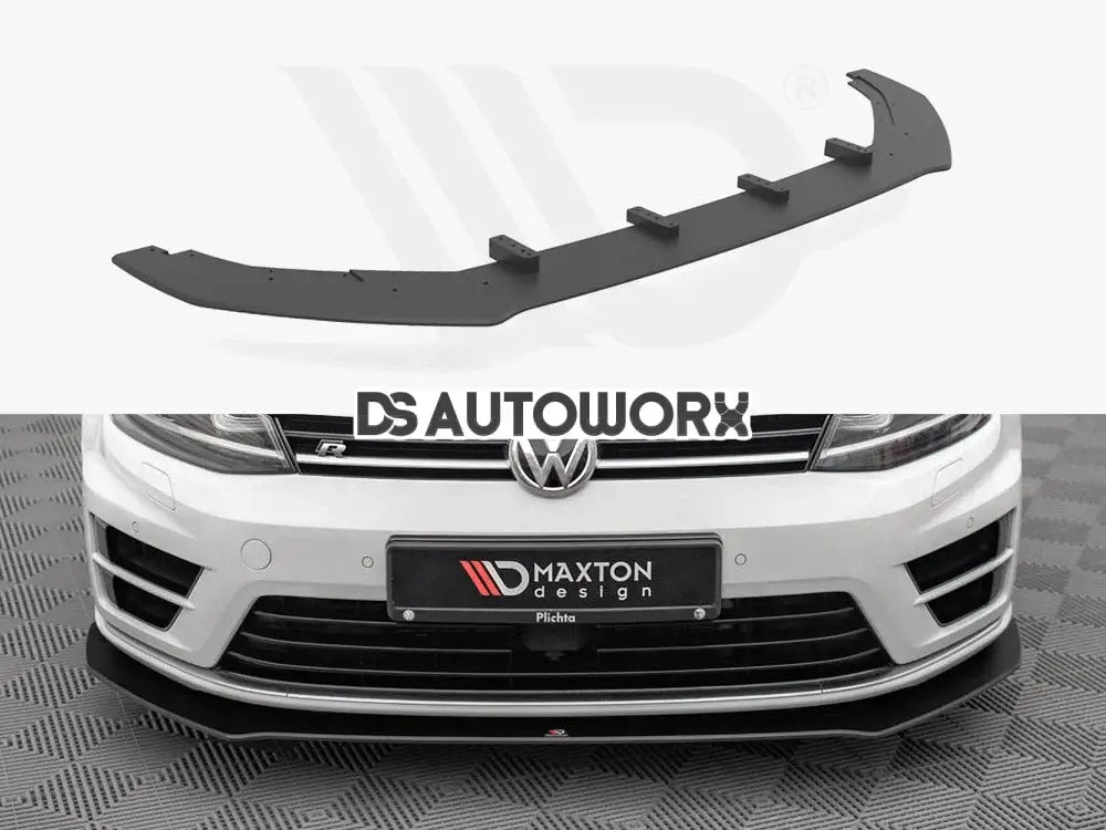 Maxton Design Street PRO Front Splitter V.1 Volkswagen Golf R MK7 13-16 Main image