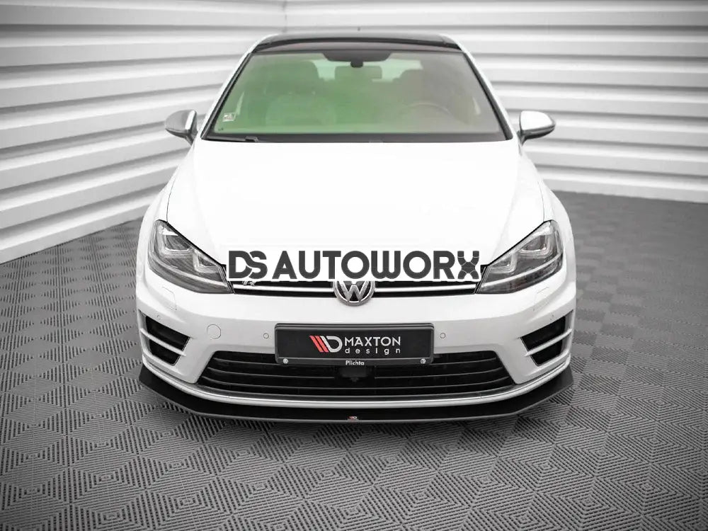 Maxton Design Street PRO Front Splitter V.2 Volkswagen Golf R MK7 13-16 Secondary image