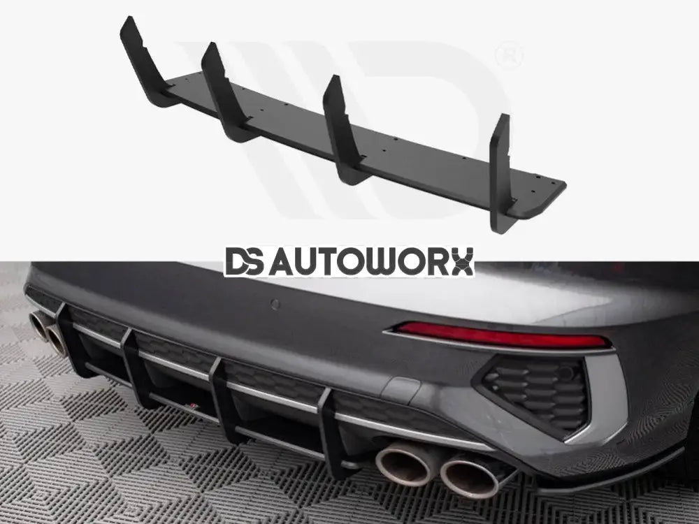Maxton Design Street PRO Rear Diffuser Audi S3 Sedan 8Y 2020- Main image