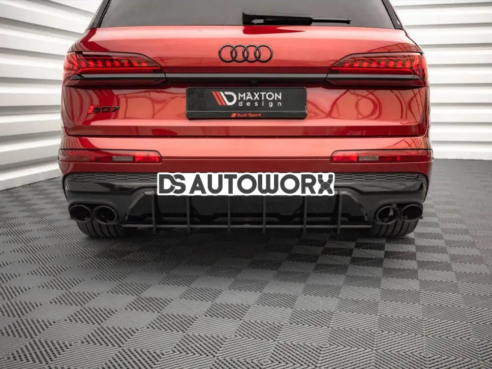 Maxton Design Street PRO Rear Diffuser Audi SQ7 Q7 S-line MK2 4M Facelift 2019- Secondary image