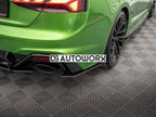 Maxton Design Street PRO Rear Side Splitters Audi RS5 F5 Facelift