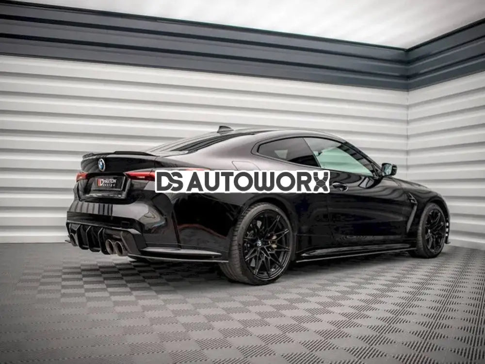 Maxton Design Street PRO Rear Side Splitters BMW M4 G82 2021- Secondary image