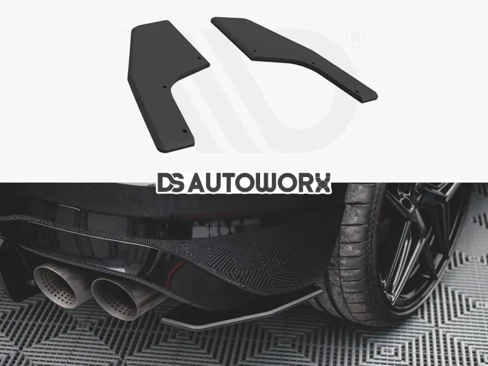 Maxton Design Street PRO Rear Side Splitters Volkswagen Golf R MK8 20- Main image