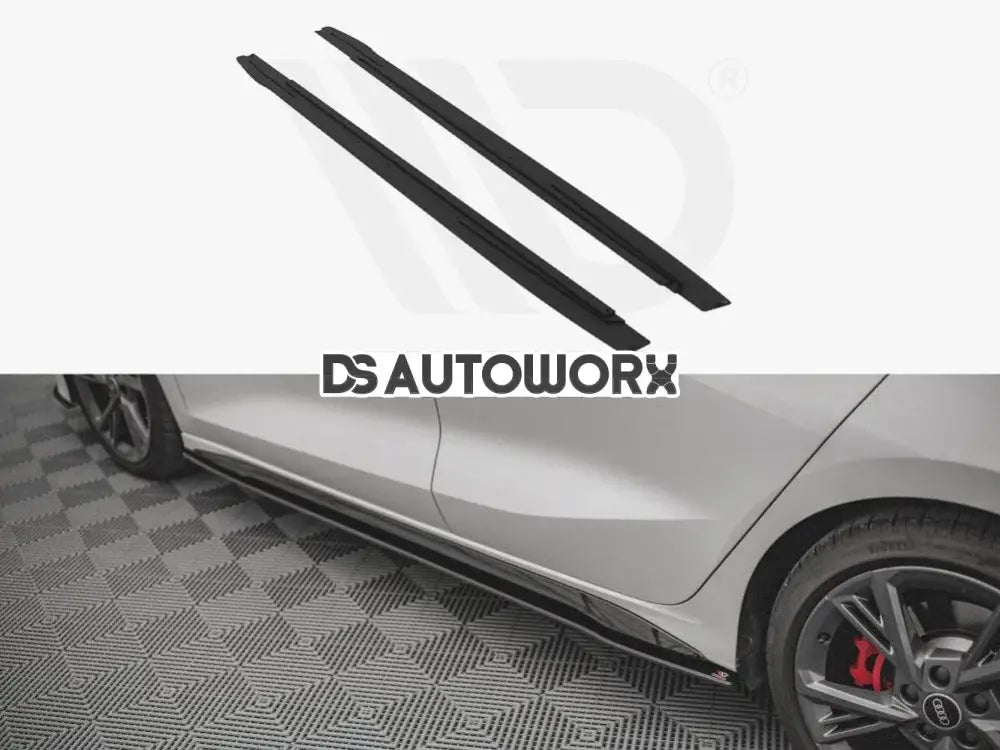 Maxton Design Street PRO Side Skirts Diffusers Audi S3 A3 S-line 8Y 2020- Main image