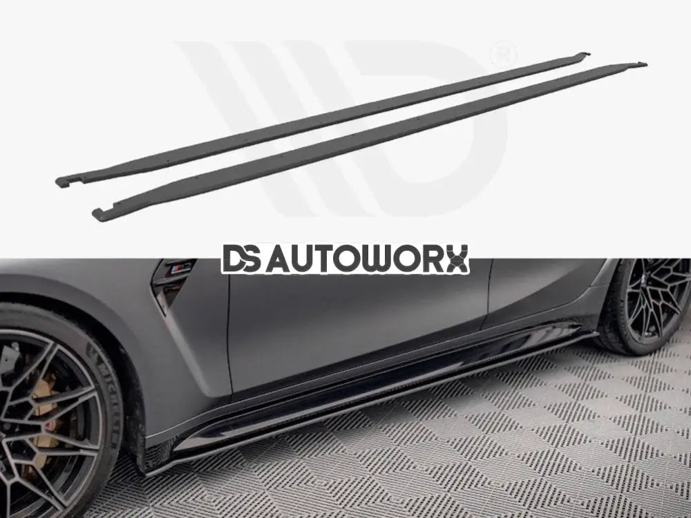 Maxton Design Street PRO Side Skirts Diffusers BMW M3 G80 2021- Main image