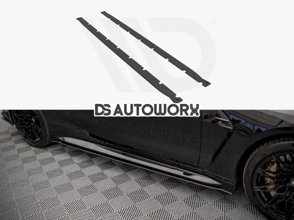 Maxton Design Street PRO Side Skirts Diffusers BMW M4 G82 2021-