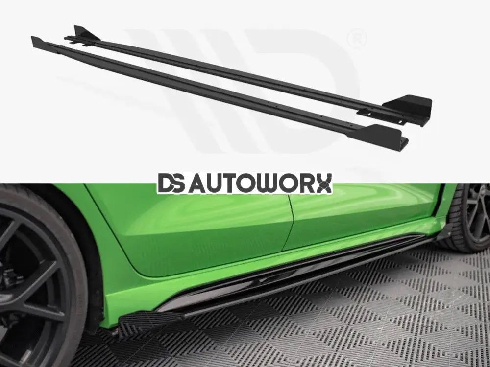 Maxton Design Street PRO Side Skirts Diffusers +flaps Audi RS3 Sedan 8Y 2020- Main image