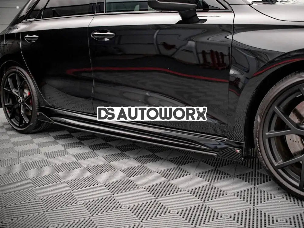 Maxton Design Street PRO Side Skirts Diffusers +flaps Audi RS3 Sportback 8Y 2020-