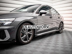 Maxton Design Street PRO Side Skirts Diffusers +flaps Audi S3 A3 S-line 8Y 2020-