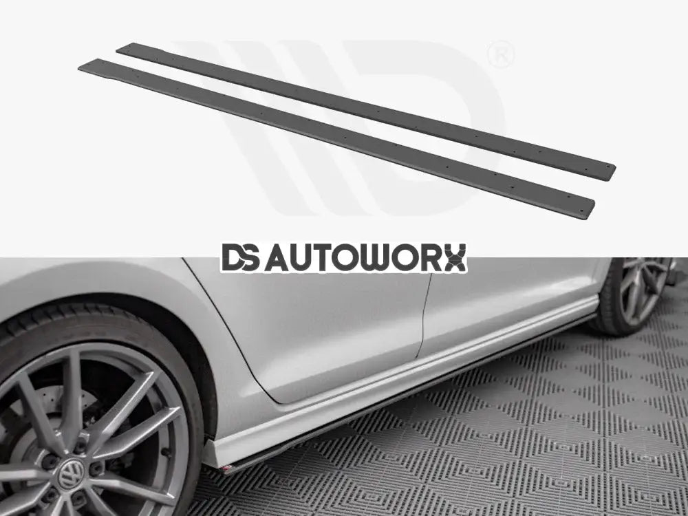 Maxton Design Street PRO Side Skirts Diffusers Volkswagen Golf R MK7 13-16 Main image