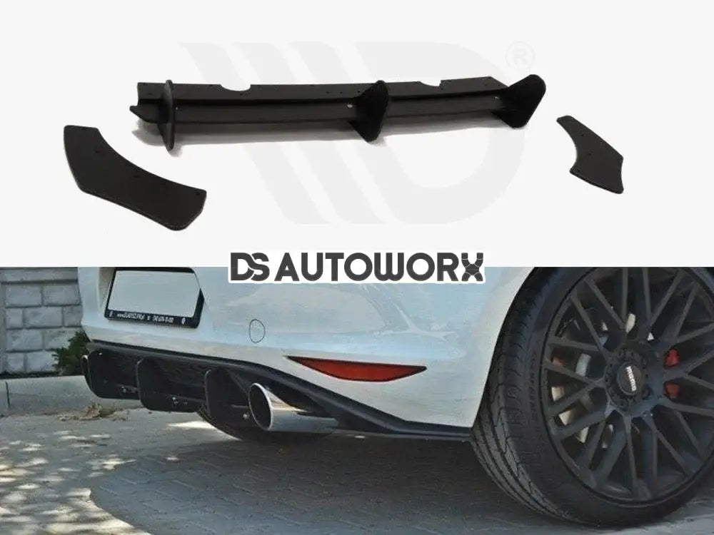 Maxton Design Volkswagen Golf MK7 GTI Rear Diffuser & Rear Side Splitters Main image