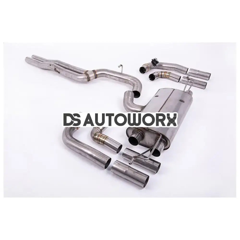 Milltek Audi RS3 Saloon/Sedan 400PS (8Y MQB EVO) - Non-OPF/GPF Models 2022-2023 Particulate Filter-back Exhaust Secondary image