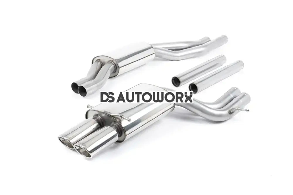 Milltek Audi RS4 B5 V6 Bi-Turbo Avant 2000-2002 Cat-back Exhaust - Resonated