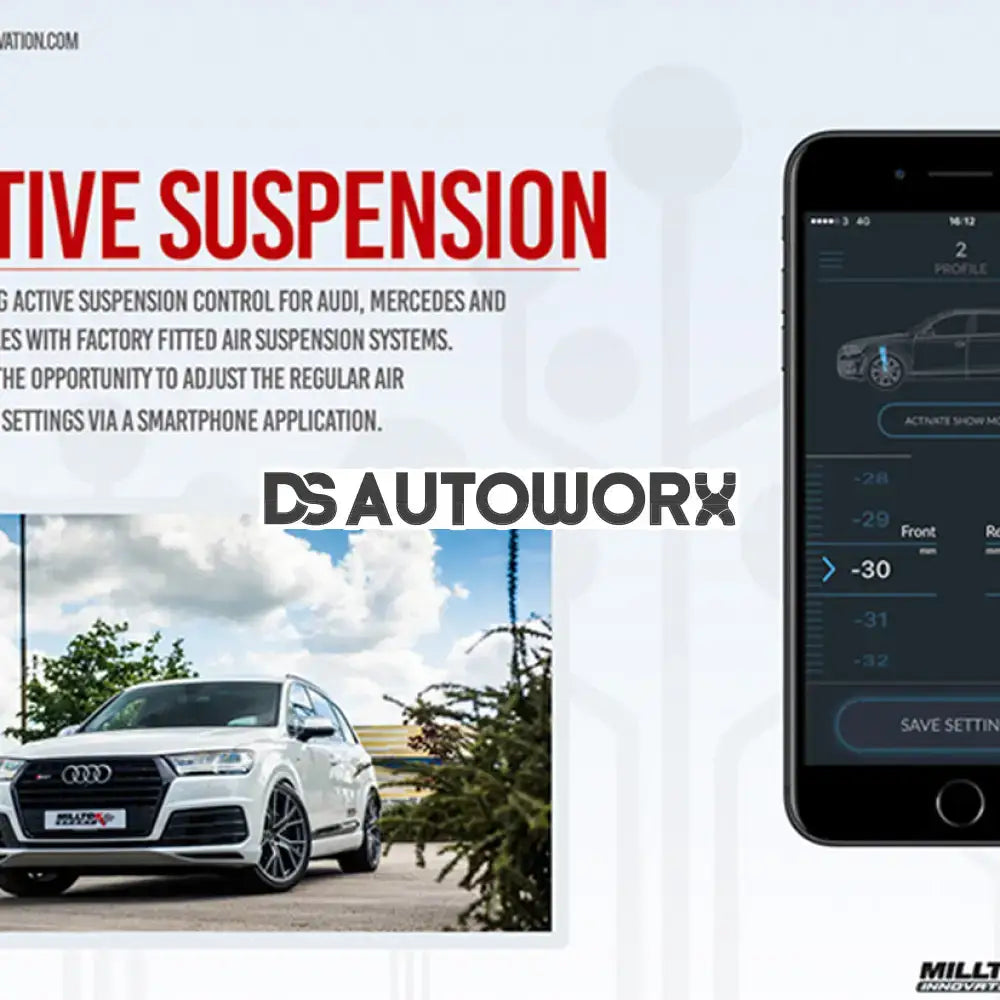 Milltek Audi RS6 C7 4.0 TFSI biturbo quattro inc Performance Edition 2013-2018 Active Suspension Control - SSXAU672 Main image