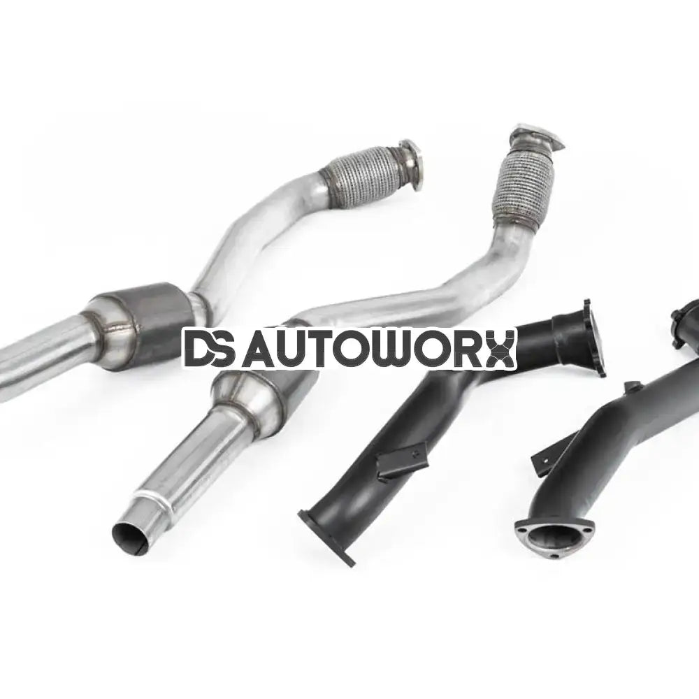 Milltek Audi RS6 C7 4.0 TFSI biturbo quattro inc Performance Edition 2013-2018 Large Bore Exhaust Downpipes and Hi-Flow Sports Cats Exhaust - SSXAU635
