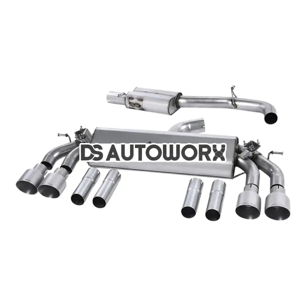 Milltek Audi S3 2.0 TFSI quattro Saloon & Cabrio 8V/8V.2 (Non-GPF Equipped Models Only) 2013-2018 Cat-back Exhaust Main image