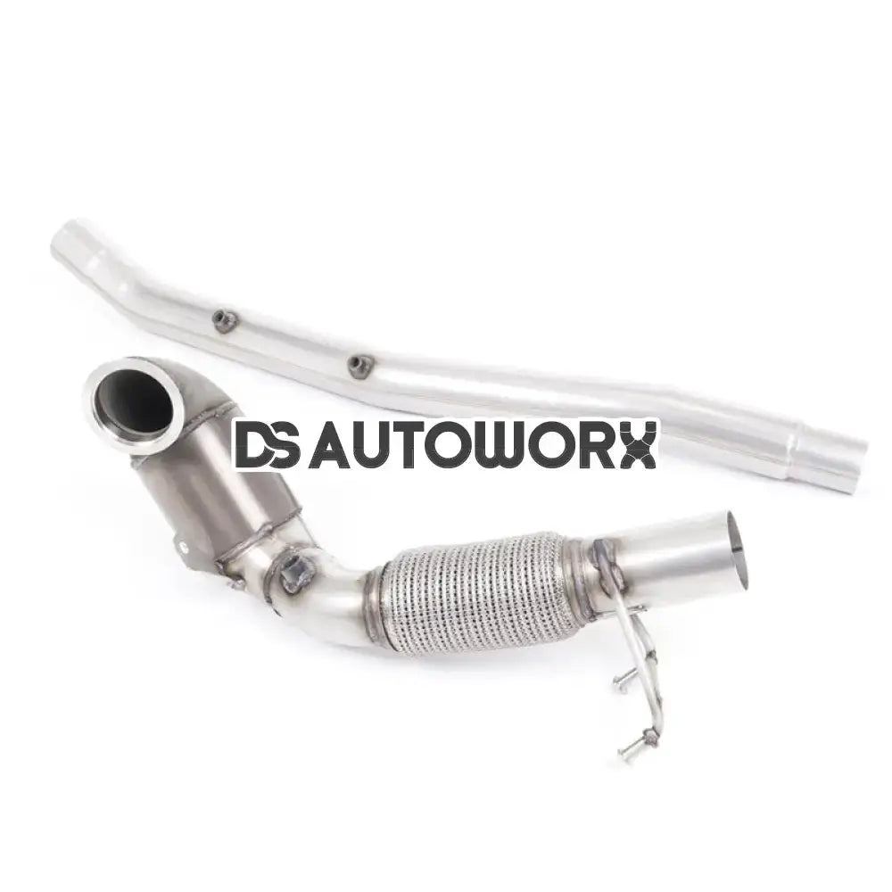 Milltek Audi S3 2.0 TFSI quattro Sportback 8V.2 (GPF Equipped Models Only) 2019-2020 Large Bore Downpipe and Hi-Flow Sports Cat Exhaust - OE Fitment - SSXVW513 Main image